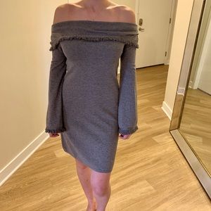 HML off the shoulder sweater dress